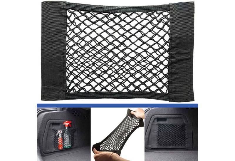 Adapter Universe Aufbewahrungsbox KFZ PKW Auto Netz Ablagenetz Stretchfach 39 x 25 cm Kofferraum Gepäck von Adapter Universe
