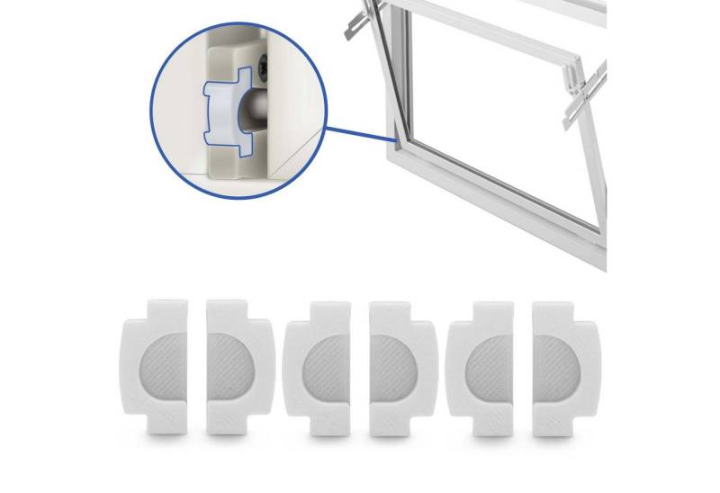 Adapter Universe Kellerfenster Kipplager Kellerfenster Verschluss Ersatzteil Weiß für z.B. MEA Mealon von Adapter Universe