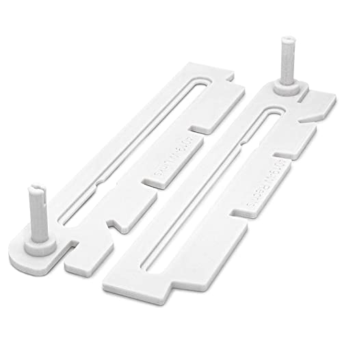 Kippschere Ersatzteil Set Weiß Kellerfenster passend für MEA ISO-14 Kipp E 2004-2008 von Adapter Universe