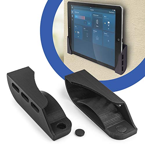 Tablet Handy Wandhalterung Smarthome Halter Universal passend für iPad iPhone Samsung Schwarz von Adapter Universe