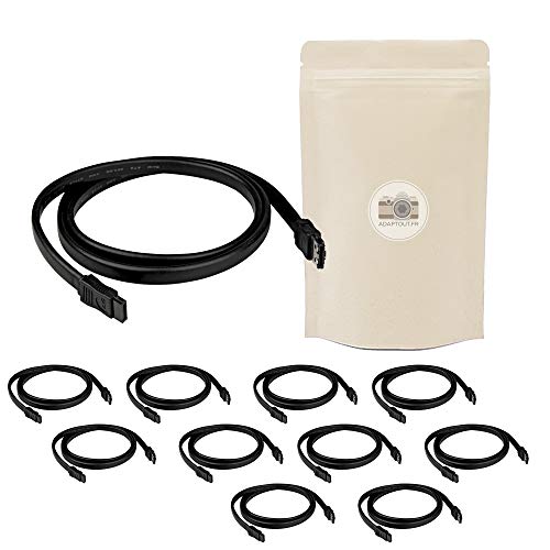 X10 SATA-Kabel 3 40 cm 6 Gbits Wohnung mit Lock ATX Mini ATX Micro HDD PC Mare Sata III 3.0 - Adaptive französische Marke von Adaptout