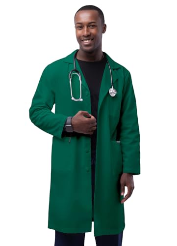 Adar Universal Unisex Laborkittel - Klassischer 99 cm Labormantel - 803 - Hunter Green - 48 von Adar Uniforms