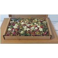 Futterbox Meerschweinchen - Kaninchen Futterboxen Erbsenflocken Kleintier-Leckerlis Kleintier Geschenkbox Futter Kräuter von AdasPetPantry
