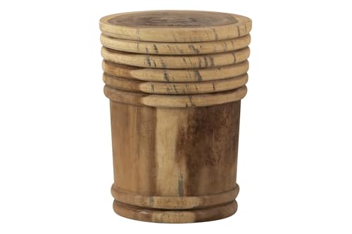 Adda Home Beistelltisch, Suar Holz, Natur, 35X35X45 cm von Adda Home