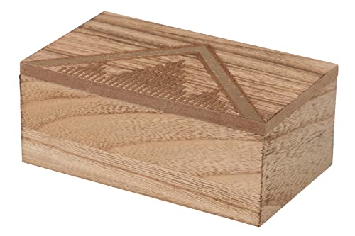 Adda Home Dekorative Box, Holz, 17 x 10 x 7 cm von Adda Home