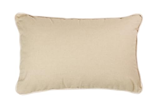 Adda Home Kissen, Leinen, Beige, 45 x 30 cm von Adda Home