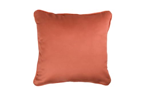 Adda Home Kissen, Samt, Orange, 45 x 45 cm von Adda Home