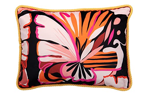 Adda Home Kissen, klassisch, Schmetterling, Samt, 60 x 13 x 45 cm von Adda Home