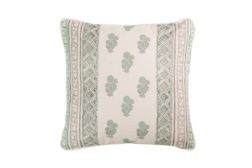 Adda Home Kissen aus Leinen, Blumen, 45 x 45 cm von Adda Home