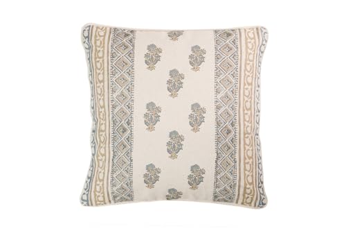 Adda Home Kissen aus Leinen, Blumen, 45 x 45 cm von Adda Home