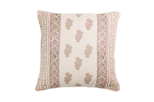 Adda Home Kissen aus Leinen, Blumen, 45 x 45 cm von Adda Home