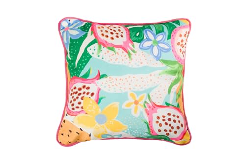 Adda Home Samtkissen Blumen 45 x 45 cm von Adda Home