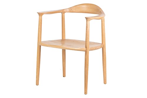 Adda Home Stuhl, Olmo Holz, braun, 61X55X79 cm von Adda Home