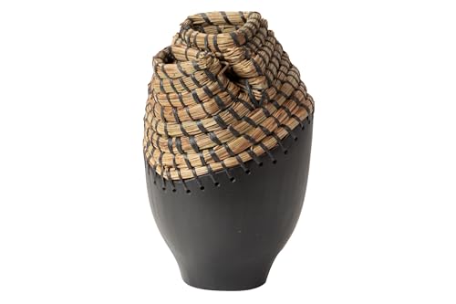 Adda Home Vase, Algen/Holz, 20 x 20 x 30 cm von Adda Home