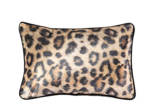 Adda Home Vevlet-Kissen, Leopard, 45 x 13 x 30 cm von Adda Home