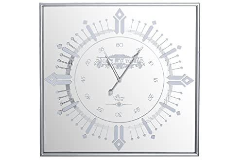 Adda Home Wanduhr aus Glas/Mdef/Metall, 60 x 5 x 60 cm von Adda Home