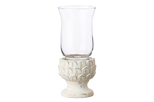 Adda Home kerzenhalter, Zement/Glas, 14X14X33 cm von Adda Home