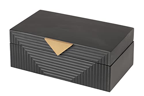 Harzbox / Metall, 22 x 13 x 8,5 cm von Adda Home