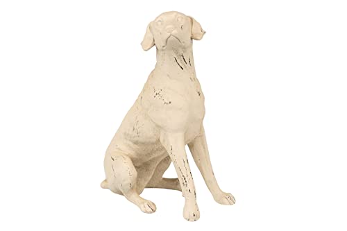 Hundefigur aus Kunstharz, 20 x 14 x 27 cm von Adda Home