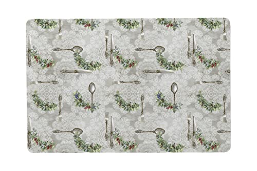 Set mit 2 Tischdecken, fleckenabweisend, Weihnachten, 50 x 35 cm von Adda Home