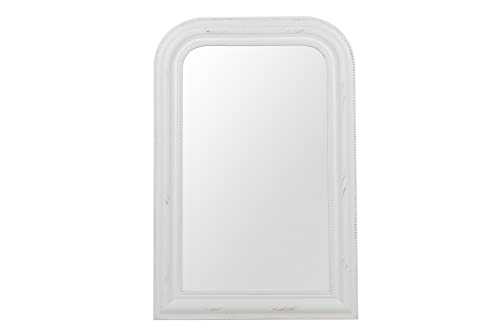 Spiegel aus Holz, antikweiß, 56 x 3 x 84 cm von Adda Home