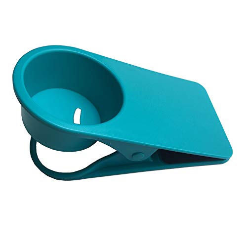 Addfun®Trinken Tasse Halter Clip,Bunt Beweglich Schreibtisch Seite Lagerung Halter für Zuhause Büro Schreibtisch Benutzen(Blau) von Addfun