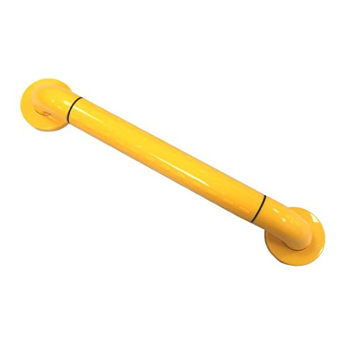 Haltegriff,Addfun®304 Edelstahl Bad Badewanne Geländer Dusche Handgriff Sicherer Rutschfester Griff Haltegriff für Älter und Kinder(Gelb,50cm) von Addfun