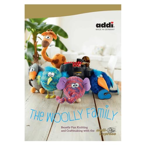 Addi Buch Wollis Familie mit Addi Express Handwerksbuch für Strickbegeisterte von Addi