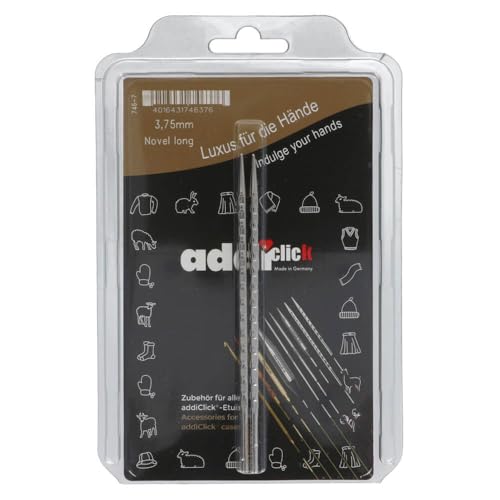 Addi Click Novel Long Viereckige Austauschbare Nadelspitzen 3.75mm – 1 Stück von Addi