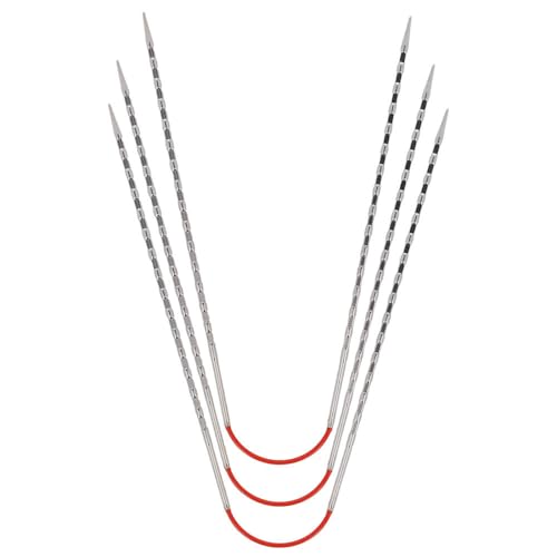 Addi AD7702030-02.50 Stricknadelspiel, Silber, 2.5 mm, 3 Count von Addi