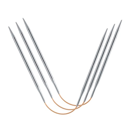 Addi GS16120266 Strumpfstricknadeln CraSyTrio Long, Stahl, 6,0mm von Addi