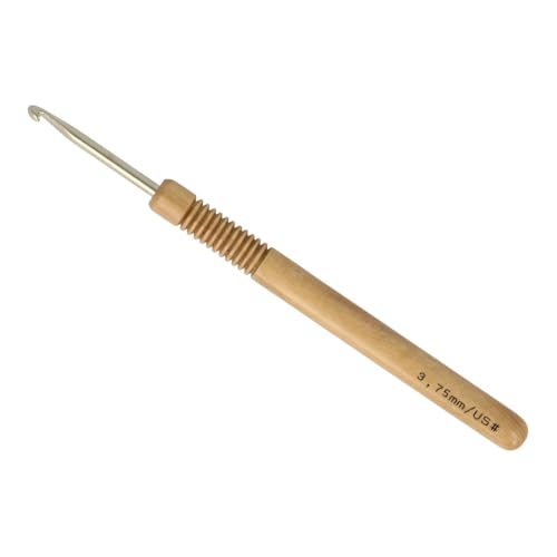 Addi Nature Häkelnadeln mit Olivenholz Griff, 15 cm Länge x 3.75 mm Stärke von Addi