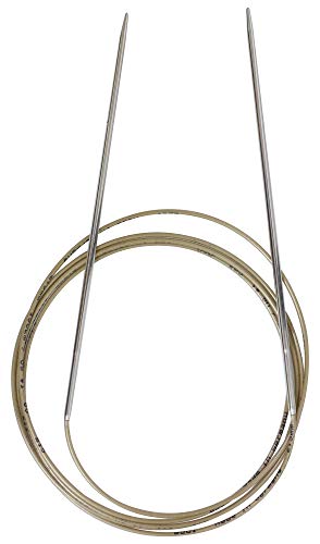 Addi Rundstricknadel Basic Metall, Silber, 20 x 20 x 1 cm von Addi