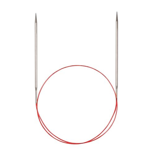 Addi Turbo Spitze Rundstricknadeln, Metall, White Bronze, 150 cm, 1.75 mm von Addi