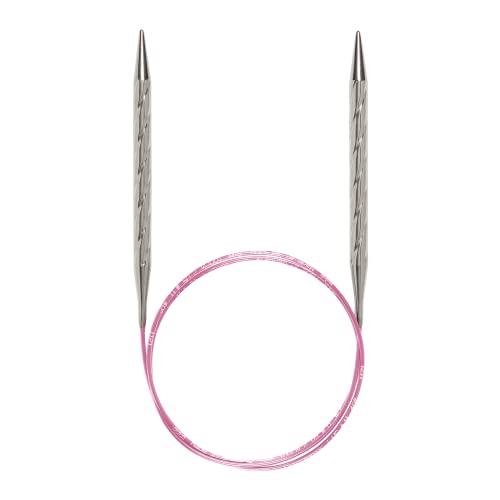 Addi - Addi Unicorn Metall (60cm, 2.00mm) Kreisförmig Stricken Nadel - 1 Stück von Addi