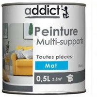 Acrylfarbe für verschiedene Untergründe, matt weiß , 0,5 Liter Acrylfarbe für verschiedene Untergründe, matt weiß , 0,5 Liter von Addict