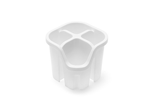 Addis Besteck Küchenutensilien Abtropfkorb mit 4 Fächern, Plastik, weiß, 14 x 14 x 13 cm Addis Besteck Küchenutensilien Abtropfkorb mit 4 Fächern, Plastik, weiß, 14 x 14 x 13 cm von Addis