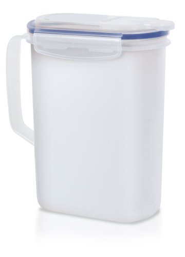 Addis Clip&Close 1.5L Fridge JUG Clip & Close 504872 Kühlschrankkrug, 1,5 l, Kunststoff, durchsichtig von Addis