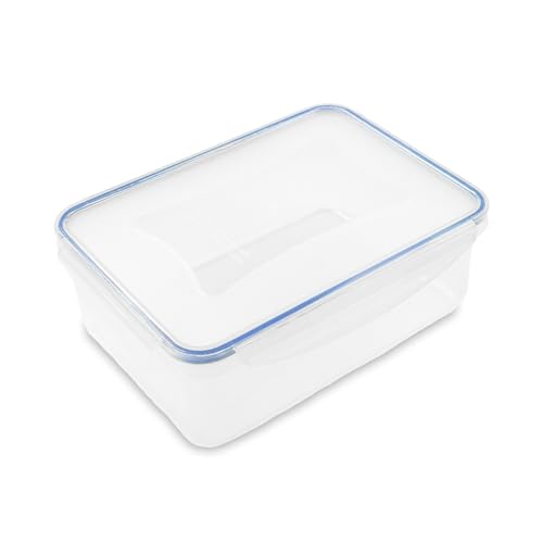 Addis Frischhaltedose mit Clip, 2 l, rechteckig, luftdicht, Silikondichtung, BPA-frei, leicht verschließbare Deckelklammern, transparent Addis Frischhaltedose mit Clip, 2 l, rechteckig, luftdicht, Silikondichtung, BPA-frei, leicht verschließbare Deckelklammern, transparent von Addis