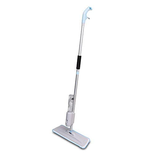 Addis Multi Clean 3-in-1 Sprühmopp mit Mikrofaser-Flachkopf und abnehmbarem Trigger-Spray, Blau Mob von Addis