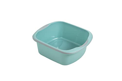 Addis Premium Soft Grip Spülschüssel, groß, rechteckig, 9,5 Liter, Sea Mist von Addis