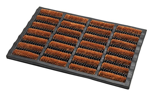 Addis Terrington Fußmatte mit schweren Pflicht Gummi Tuff 100 Prozent eingezogen, natürliche Kokosfaser, 60 x 40 cm von Addis