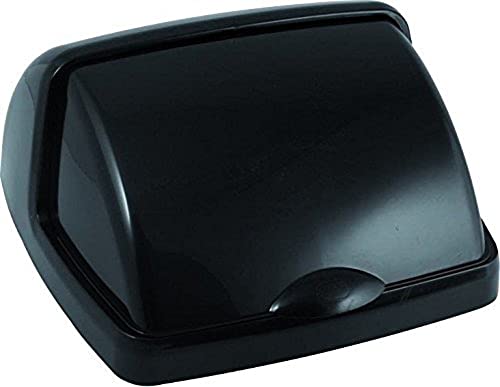 Addis Roll Top Bin Lid, Soft schwarz, 50 Litre, 3-Piece von Addis