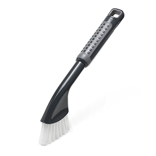 Addis comfigrip Fliesenfugbrett steif Reinigungsbürste, Metallic Graphit, 2,5 x 8 x 27 cm von Addis