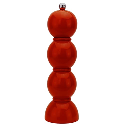 Addison Ross Bobbin Salz- oder Pfeffermühle - Easy Twist Keramikmahlwerk - Nachhaltiges Kautschukholz - Modernes Design - Ideales Hochzeitsgeschenk oder Einweihungsgeschenk - Küchenzubehör - Rot Addison Ross Bobbin Salz- oder Pfeffermühle - Easy Twist Keramikmahlwerk - Nachhaltiges Kautschukholz - Modernes Design - Ideales Hochzeitsgeschenk oder Einweihungsgeschenk - Küchenzubehör - Rot von Addison Ross