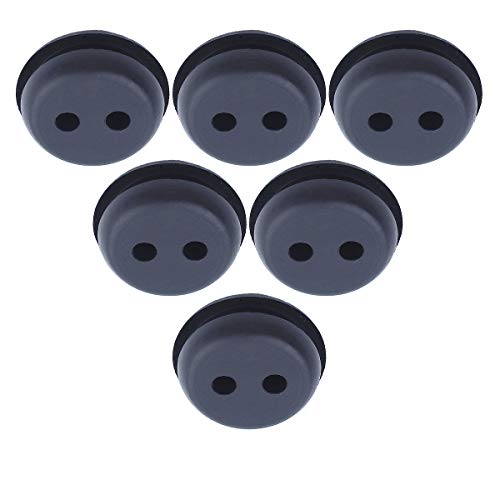 Adefol Brenngastank Gummitülle für 2-Loch 21 mm (13/16 ") Loch Trimmer Unkrautfresser Ersatz Kit von Adefol
