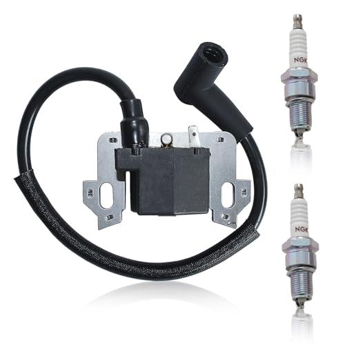 Adefol GCV160 Zündspule für Honda GC160 GCV190 GC190 Rasenmäher, Zündspule mit Zündkerze BP5ES, Ersatz 30500-ZL8-004 von Adefol