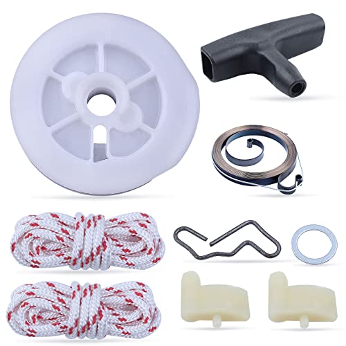 Adefol Serie Rückstoß Starter Feder Riemenscheibe Griff Seil Rotor Sperrklinke für STIHL MS290 MS390 Ersatzteile für 1121 195 3400 von Adefol