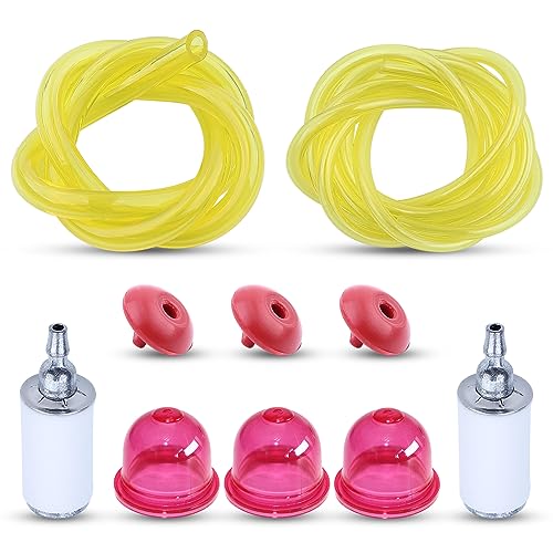 Adefol Kraftstoffleitung Filter Zündkapsel Rückschlagventil für Weedeater Featherlite Trimmer 530058709 Poulan P1500 P2500 P3500 P4500 von Adefol