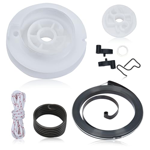 Adefol Set mit Kabelrollen für Stihl BG56C BG86C SH86C SH56C Laubbläser, Kabelrolle mit Startkabel, Ersatz 4237-190-0600 von Adefol